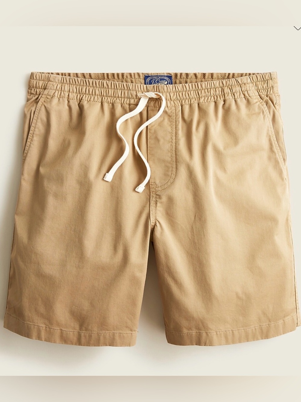J.CREW MEN’S 8” DOCK SHORT, KHAKI, SIZE XXL.